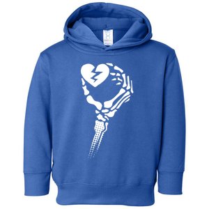 Skeleton Hand Holding Broken Heart Meaningful Gift Toddler Hoodie