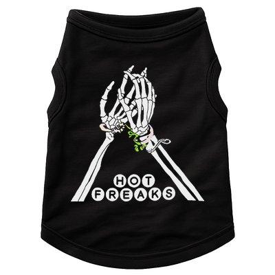 Skull Hand Hot Freaks Sweaty Bones Doggie Tank