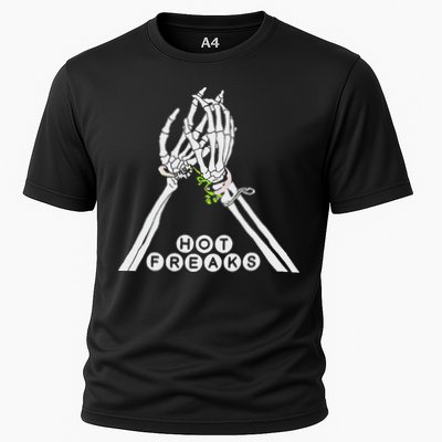 Skull Hand Hot Freaks Sweaty Bones Cooling Performance Crew T-Shirt
