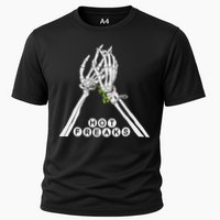Skull Hand Hot Freaks Sweaty Bones Cooling Performance Crew T-Shirt