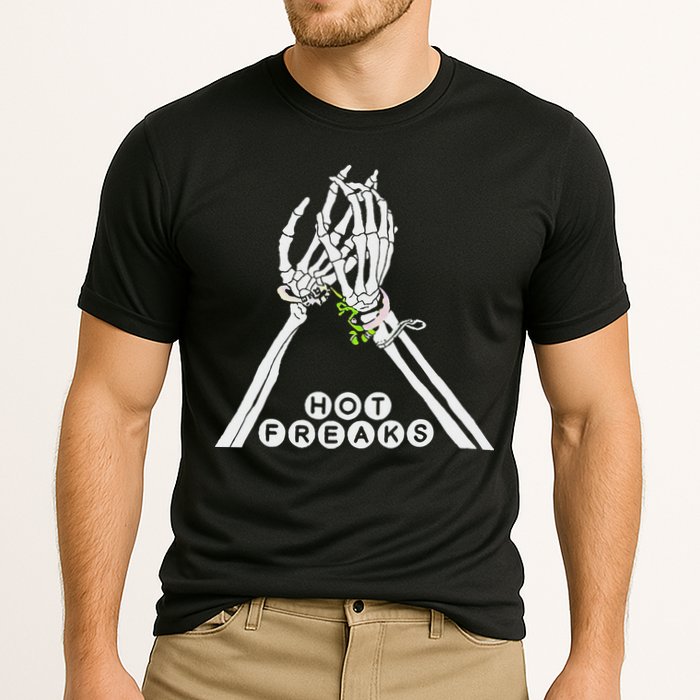 Skull Hand Hot Freaks Sweaty Bones Cooling Performance Crew T-Shirt