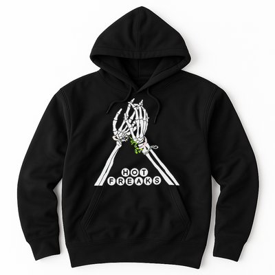 Skull Hand Hot Freaks Sweaty Bones Hoodie