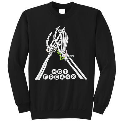 Skull Hand Hot Freaks Sweaty Bones Sweatshirt