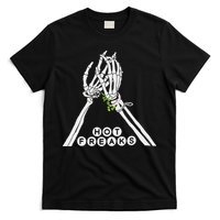 Skull Hand Hot Freaks Sweaty Bones T-Shirt