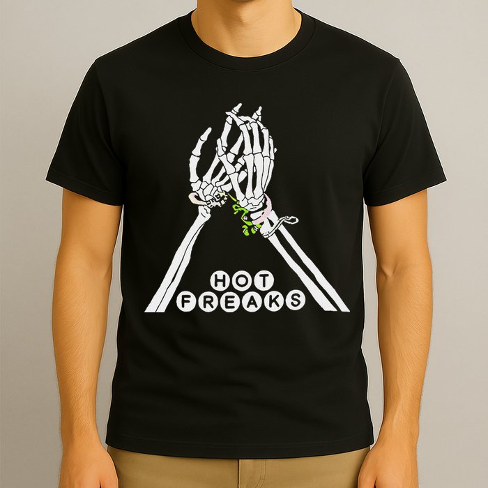Skull Hand Hot Freaks Sweaty Bones T-Shirt