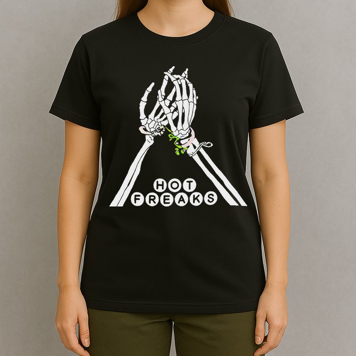 Skull Hand Hot Freaks Sweaty Bones T-Shirt