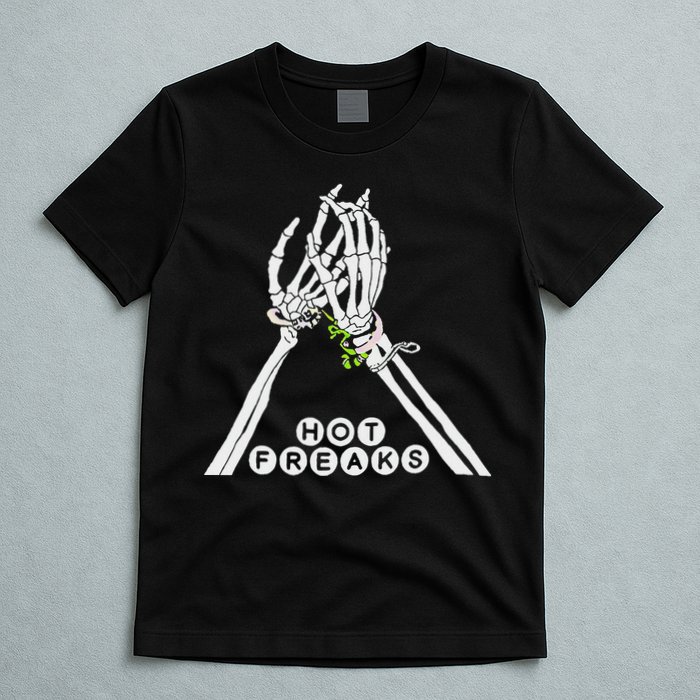 Skull Hand Hot Freaks Sweaty Bones T-Shirt