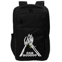 Skull Hand Hot Freaks Sweaty Bones Impact Tech Backpack