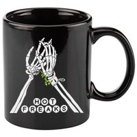 Skull Hand Hot Freaks Sweaty Bones 11oz C Handle Ceramic Mug