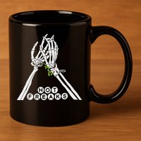 Skull Hand Hot Freaks Sweaty Bones 11oz C Handle Ceramic Mug