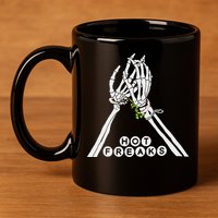 Skull Hand Hot Freaks Sweaty Bones 11oz C Handle Ceramic Mug