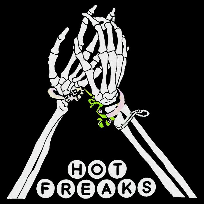 Skull Hand Hot Freaks Sweaty Bones Flat Bill Trucker Hat