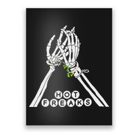 Skull Hand Hot Freaks Sweaty Bones Poster