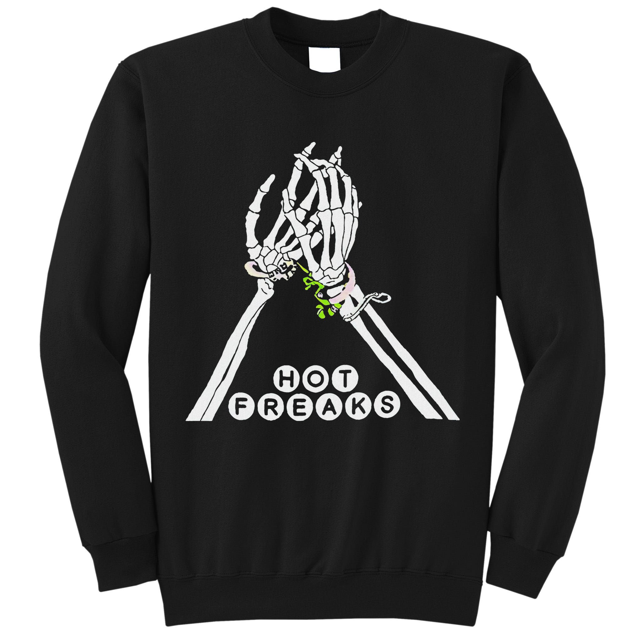 Skull Hand Hot Freaks Sweaty Bones Tall Sweatshirt