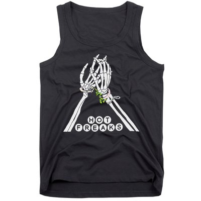 Skull Hand Hot Freaks Sweaty Bones Tank Top