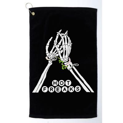 Skull Hand Hot Freaks Sweaty Bones Golf Towel
