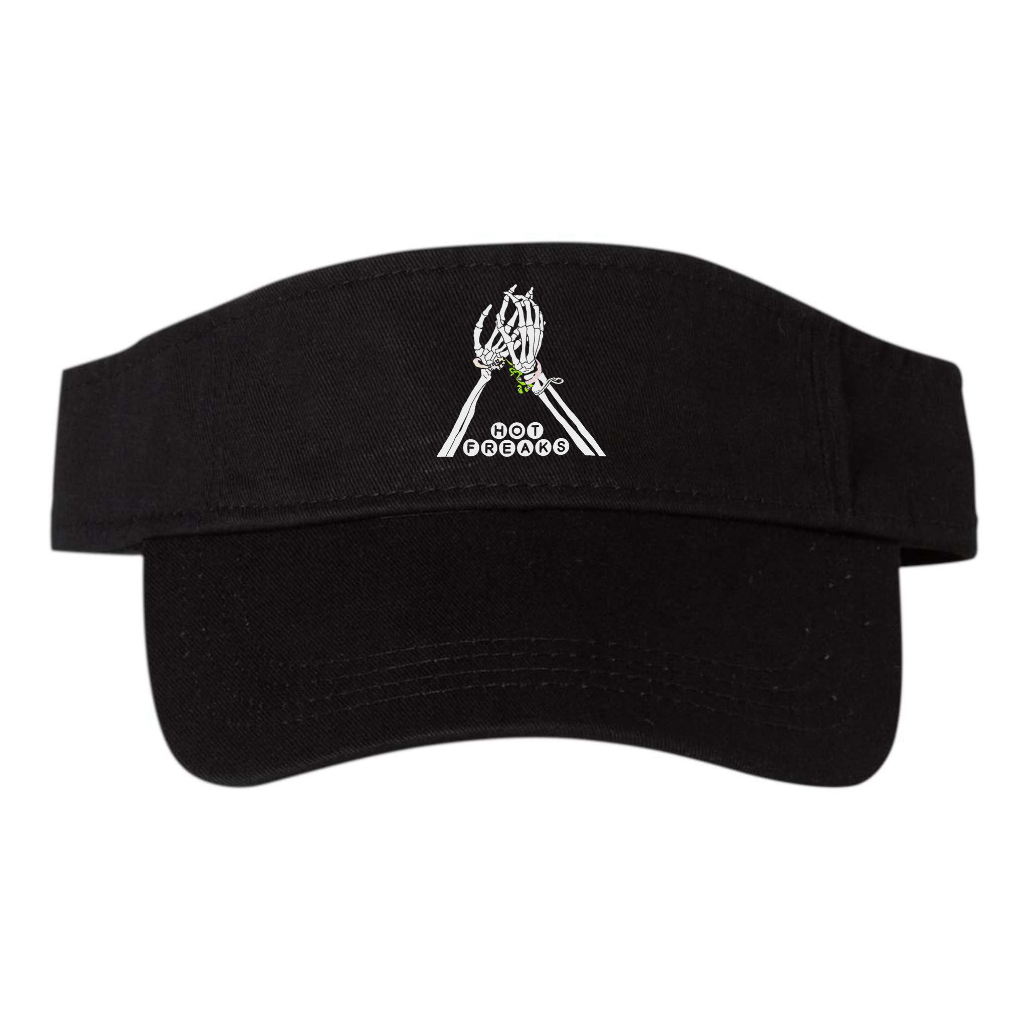 Skull Hand Hot Freaks Sweaty Bones Visor