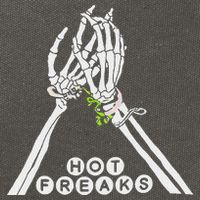 Skull Hand Hot Freaks Sweaty Bones Cotton Canvas Backpack