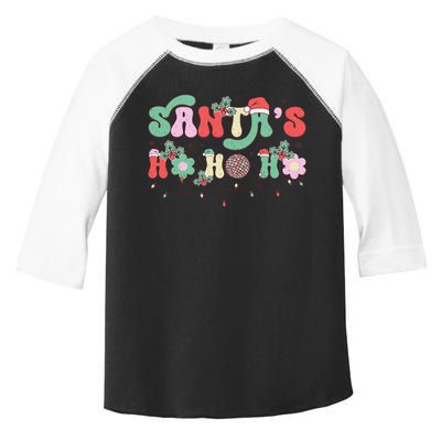 SantaS Ho Ho Ho Festive Holiday Graphic Toddler Fine Jersey T-Shirt