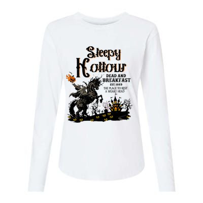 Sleepy Hollow Halloween Womens Cotton Relaxed Long Sleeve T-Shirt