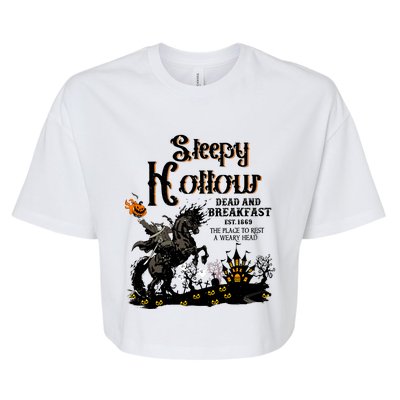 Sleepy Hollow Halloween Bella+Canvas Jersey Crop Tee