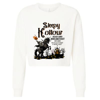 Sleepy Hollow Halloween Cropped Pullover Crew