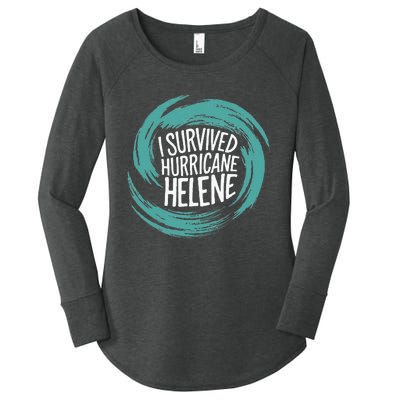 Survived Hurricane Helene Women's Perfect Tri Tunic Long Sleeve Shirt