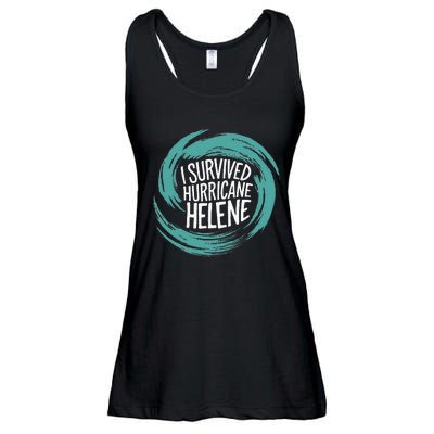 Survived Hurricane Helene Ladies Essential Flowy Tank