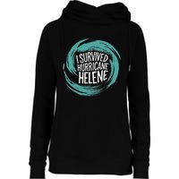 Survived Hurricane Helene Womens Funnel Neck Pullover Hood