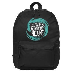 Survived Hurricane Helene 16 in Basic Backpack