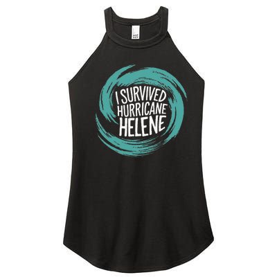 Survived Hurricane Helene Women’s Perfect Tri Rocker Tank