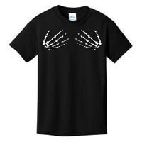 Skeleton Hands Holding Boobs Kids T-Shirt