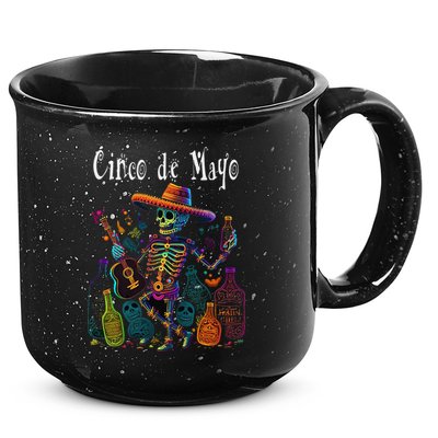 Sip Happens. Happy Cinco De Mayo! 12 15oz Campfire Ceramic Mug