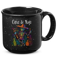 Sip Happens. Happy Cinco De Mayo! 12 15oz Campfire Ceramic Mug