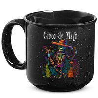 Sip Happens. Happy Cinco De Mayo! 12 15oz Campfire Ceramic Mug