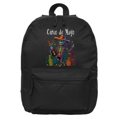 Sip Happens. Happy Cinco De Mayo! 12 16 in Basic Backpack