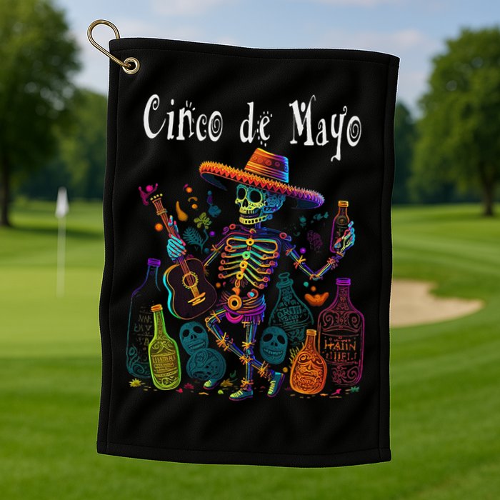 Sip Happens. Happy Cinco De Mayo! 12 Golf Towel