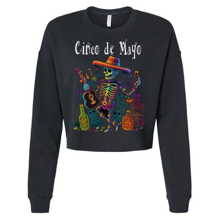 Sip Happens. Happy Cinco De Mayo! 12 Cropped Pullover Crew