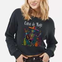 Sip Happens. Happy Cinco De Mayo! 12 Cropped Pullover Crew