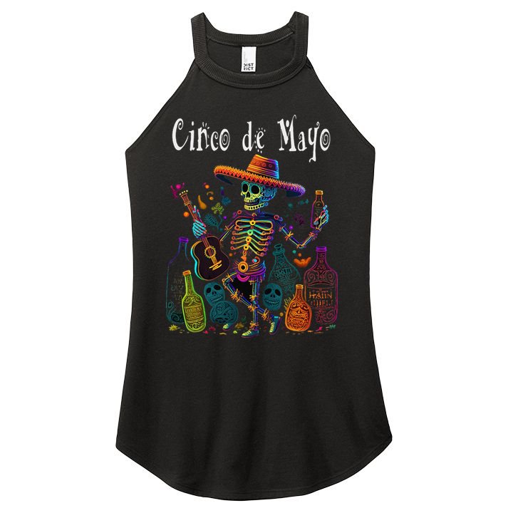 Sip Happens. Happy Cinco De Mayo! 12 Women's Perfect Tri Rocker Tank