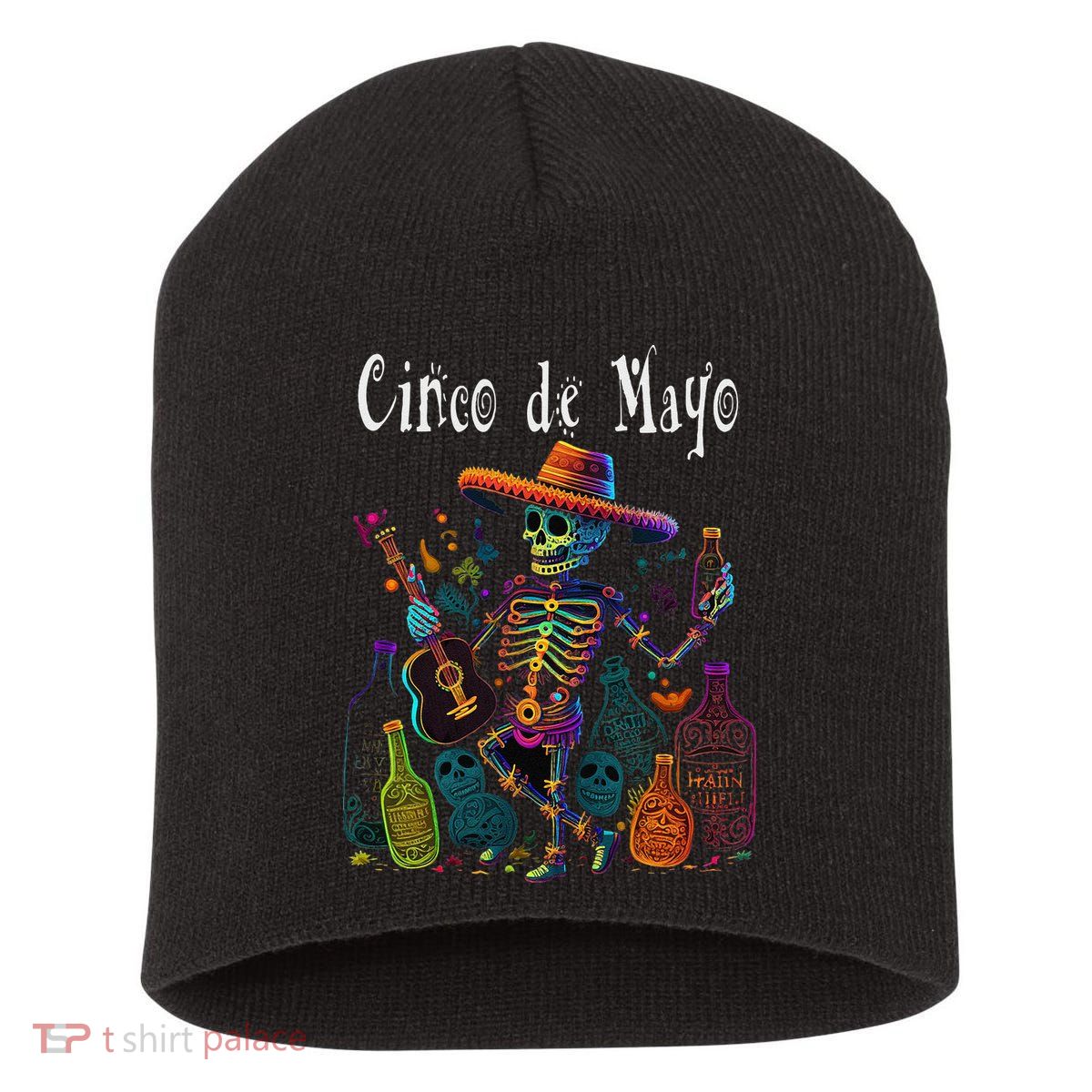 Sip Happens. Happy Cinco De Mayo! 12 Short Acrylic Beanie