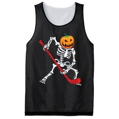 Skeleton Hockey Halloween Pumpkin Mesh Reversible Basketball Jersey Tank