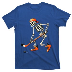 Skeleton Hockey Halloween Costume Sport T-Shirt