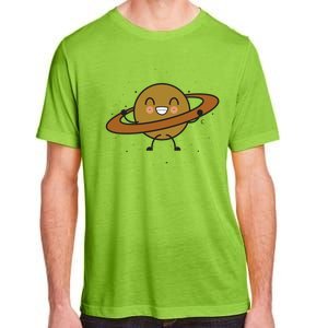 Saturn Hula Hoop Space Cute Adult ChromaSoft Performance T-Shirt