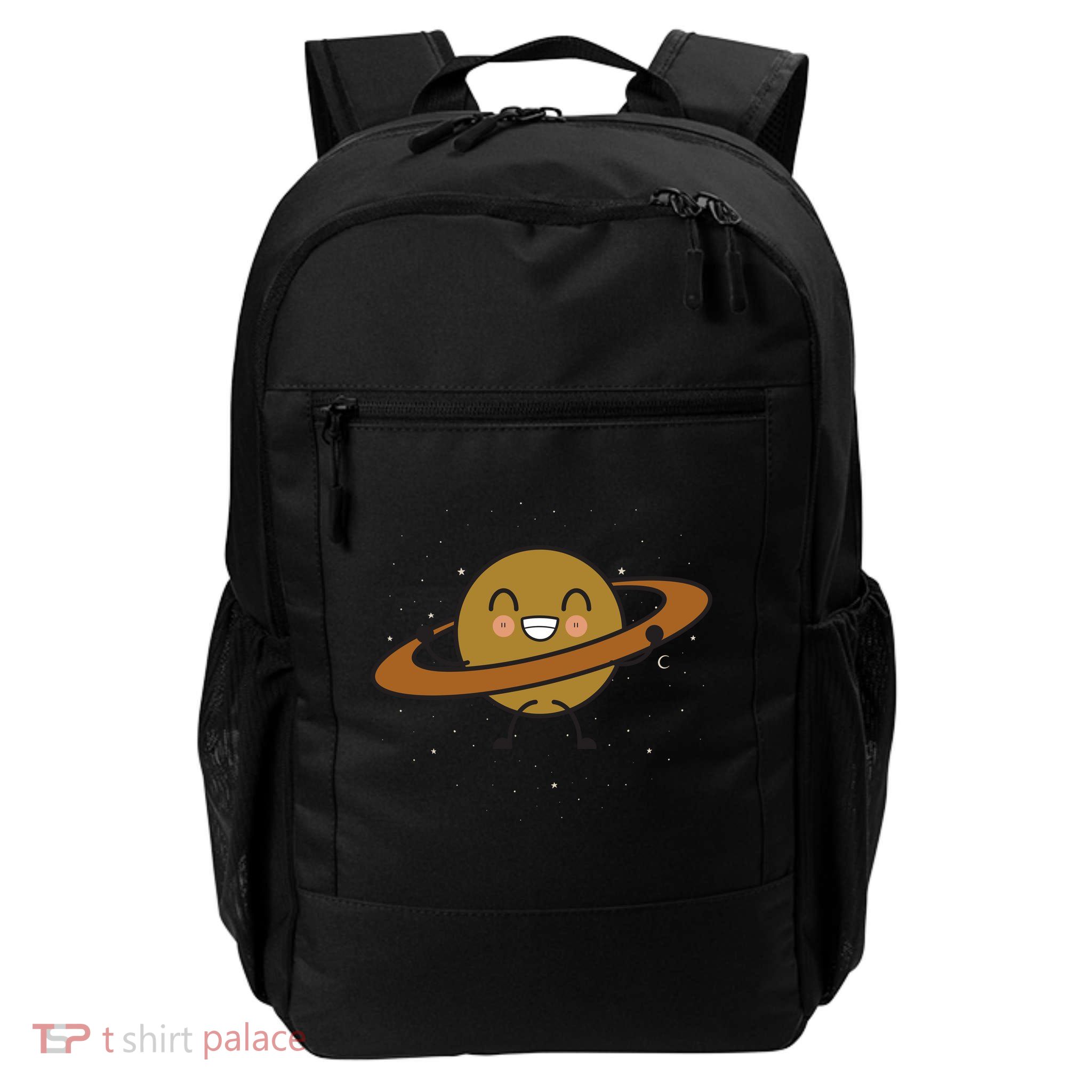 Saturn Hula Hoop Space Cute Daily Commute Backpack