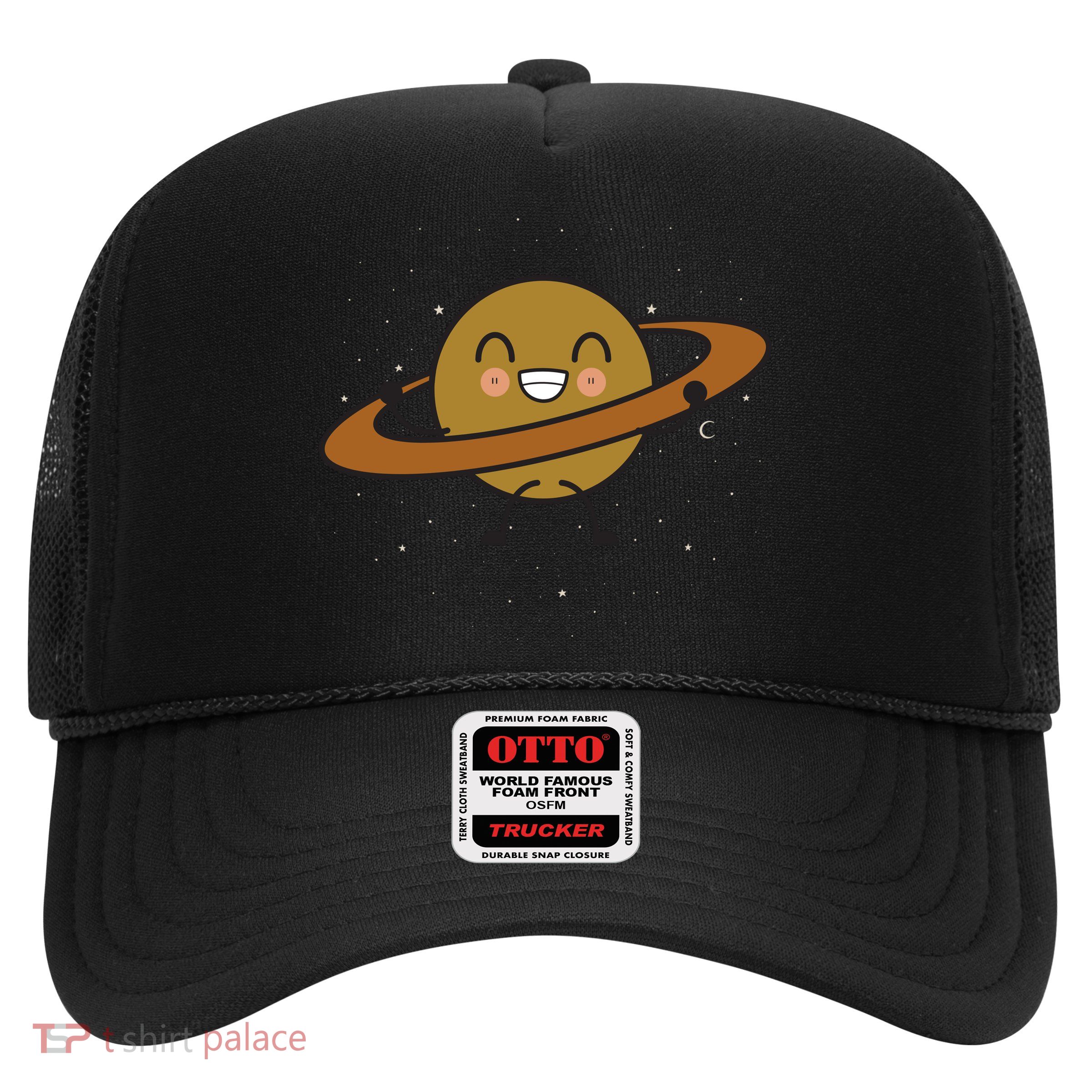 Saturn Hula Hoop Space Cute Trucker Hat