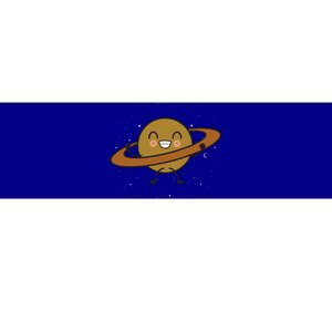 Saturn Hula Hoop Space Cute Bumper Sticker