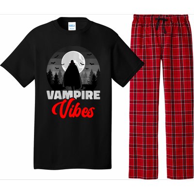 Spooky Happy Halloween Horror Creepy Halloween Costume Vampire Vibes Pajama Set