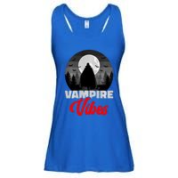 Spooky Happy Halloween Horror Creepy Halloween Costume Vampire Vibes Ladies Essential Flowy Tank