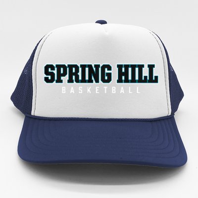 Spring Hill High School Basketball Trucker Hat